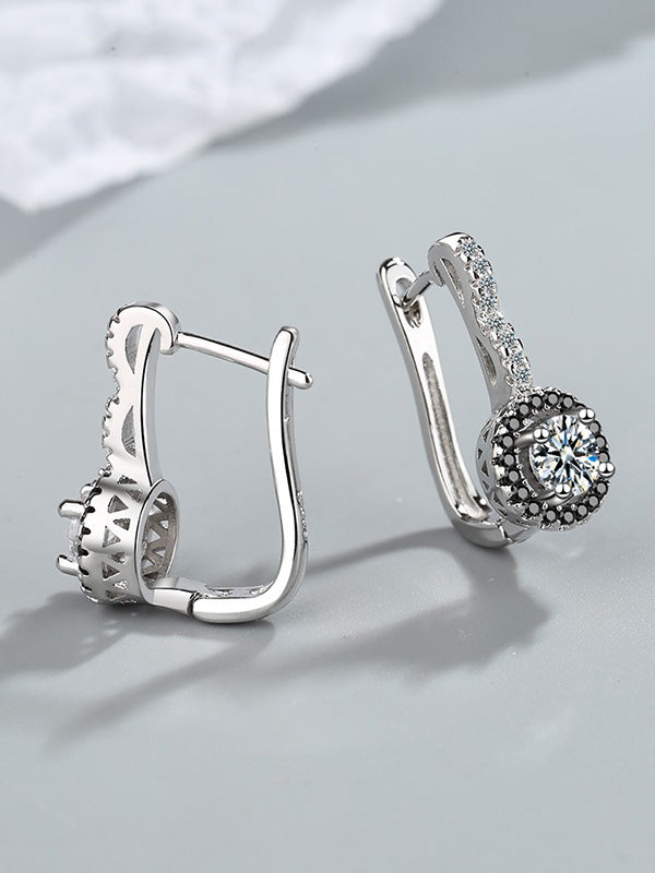 Boucles d'oreilles à strass