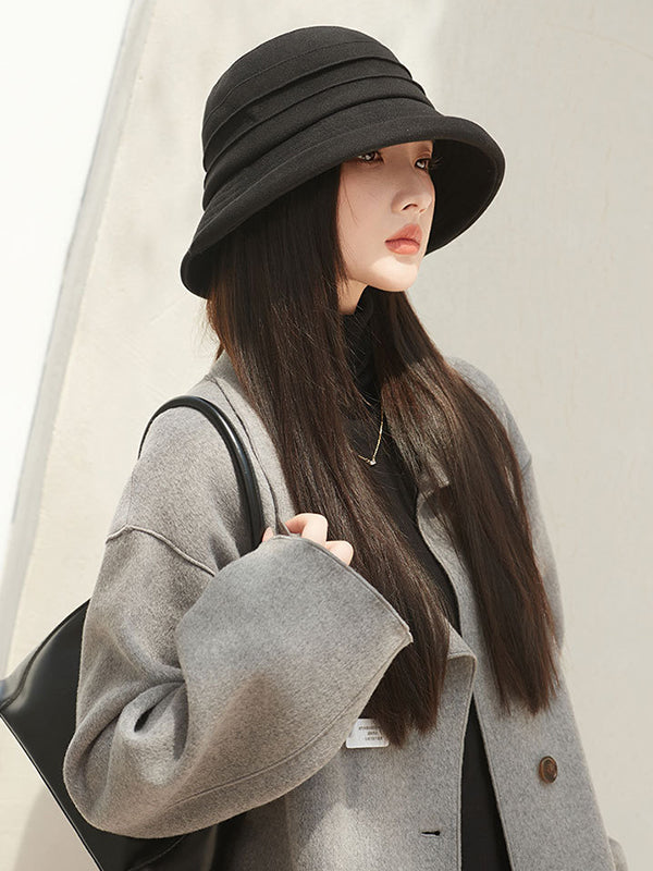 Chapeau chaud couleur unie