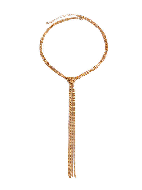 Collier à pompons