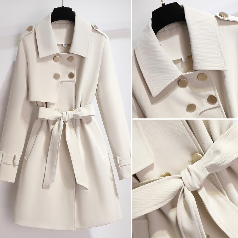 Manteau Trench Élégant pour Femmes | Blanc