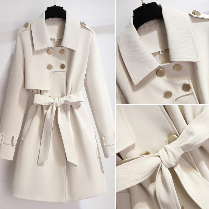 Manteau Trench Élégant pour Femmes | Blanc
