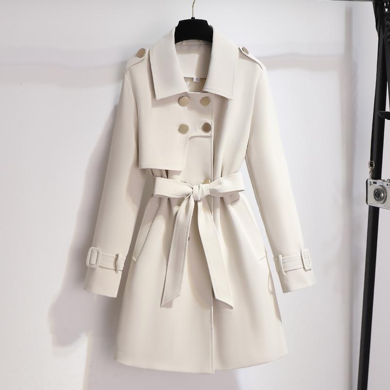 Manteau Trench Élégant pour Femmes | Blanc