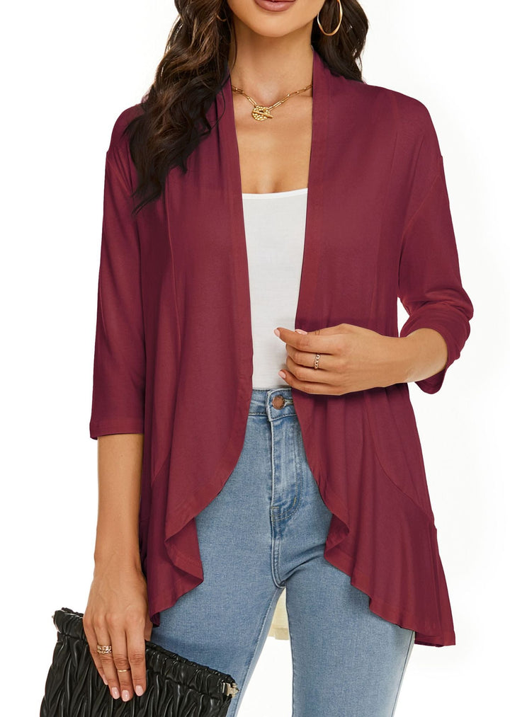 Bella | Cardigan Drapé à Devant Ouvert pour Femmes