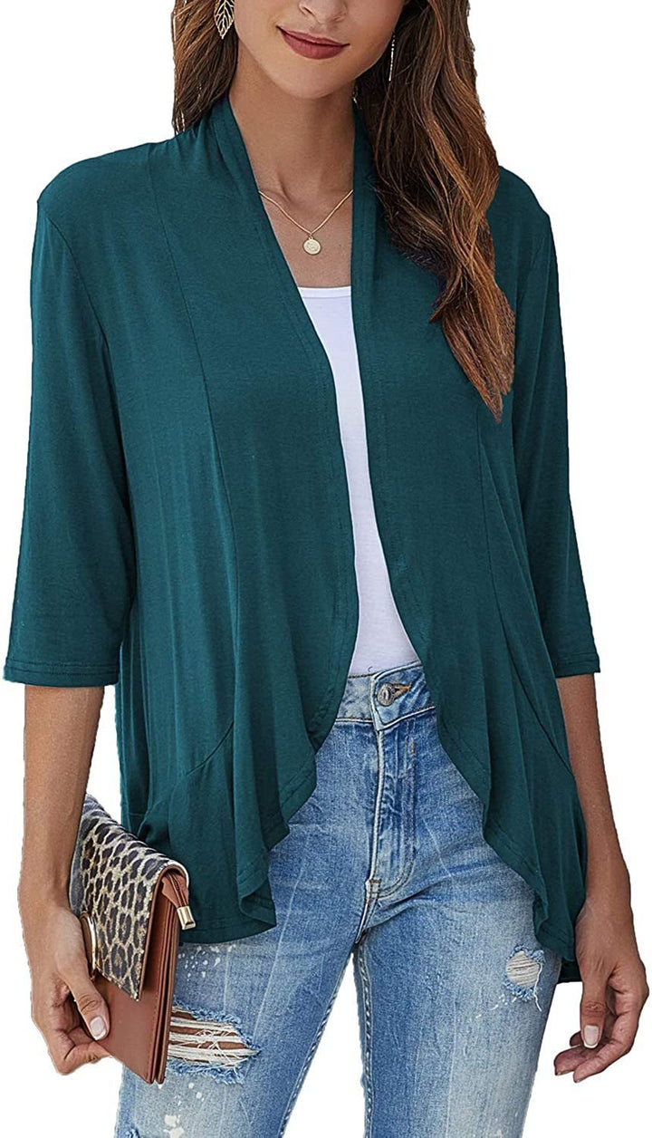 Bella | Cardigan Drapé à Devant Ouvert pour Femmes