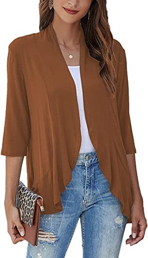 Bella | Cardigan Drapé à Devant Ouvert pour Femmes