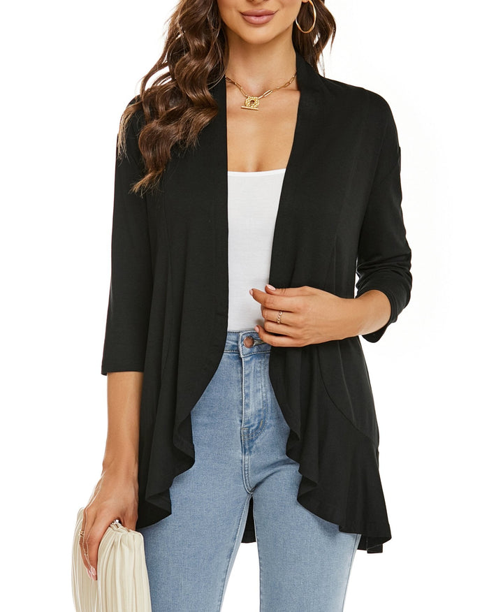 Bella | Cardigan Drapé à Devant Ouvert pour Femmes