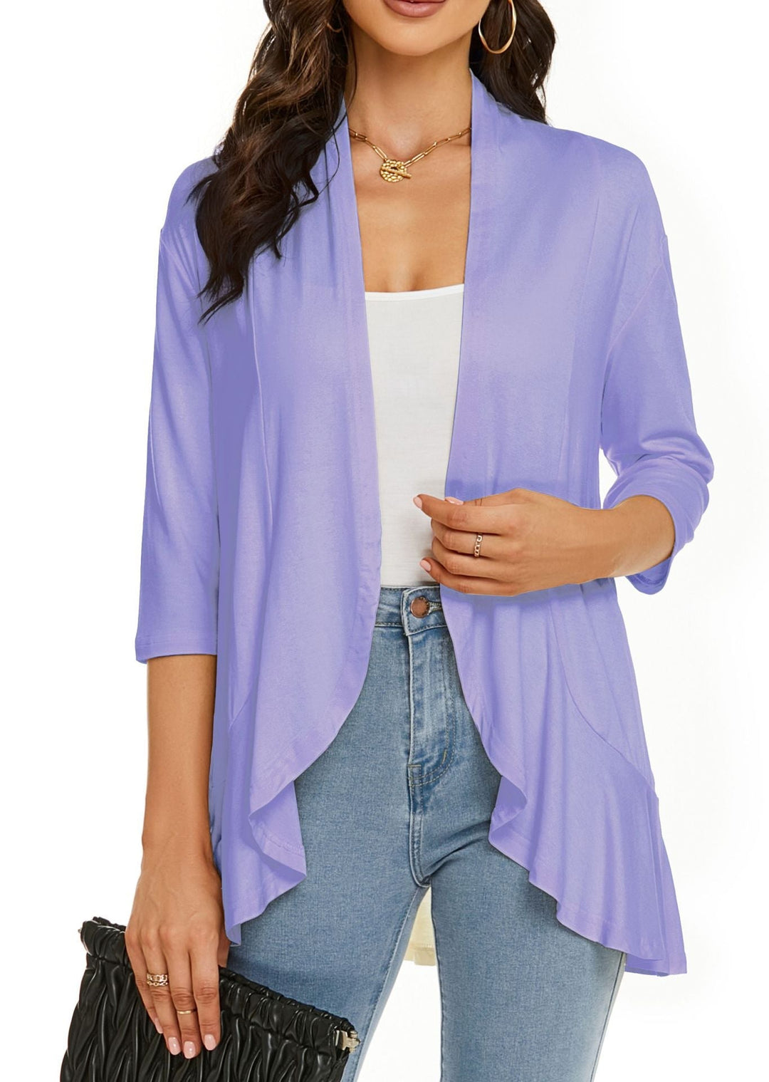 Bella | Cardigan Drapé à Devant Ouvert pour Femmes