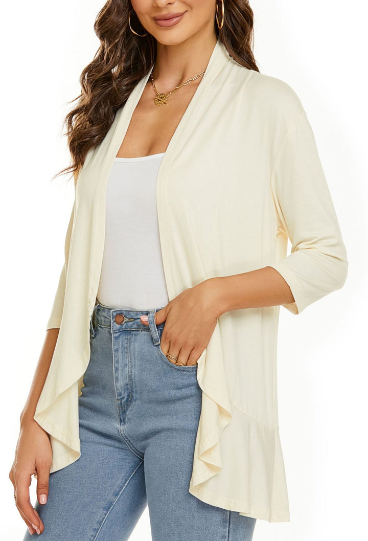 Bella | Cardigan Drapé à Devant Ouvert pour Femmes
