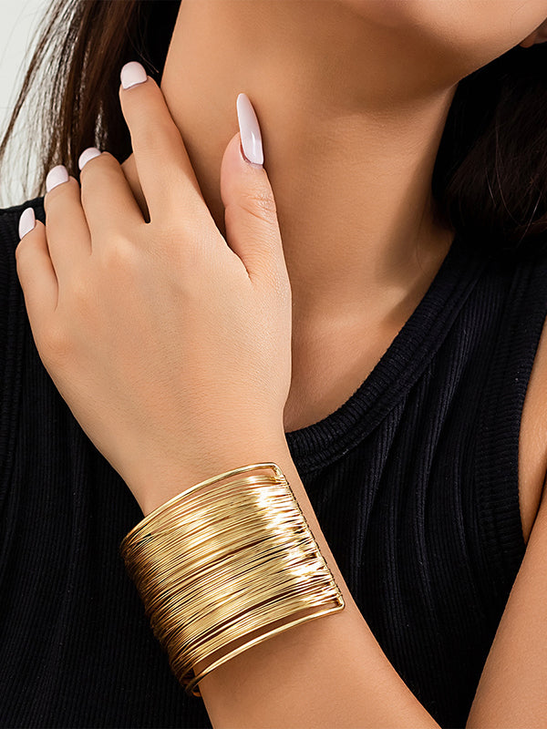 Bracelet géométrique couleur unie