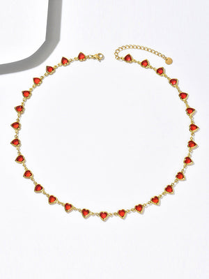 Collier en forme de cœur