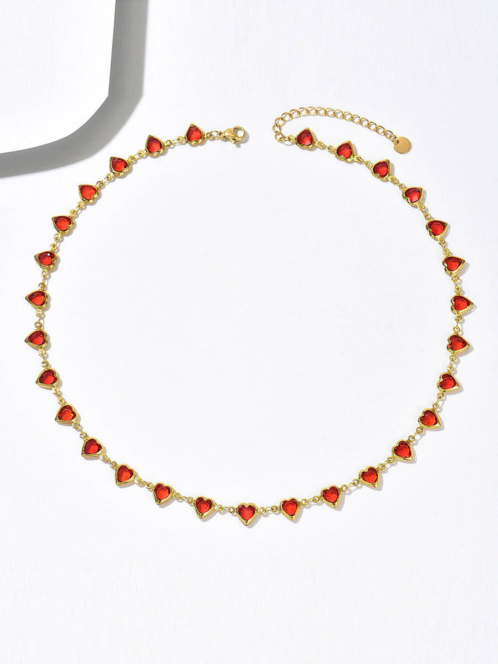 Collier en forme de cœur