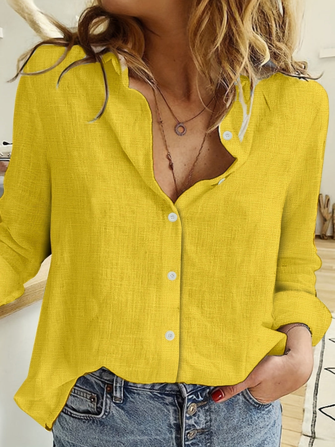 Fenna | Blouse moderne à manches longues