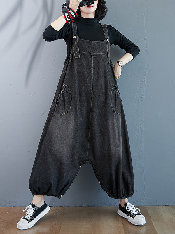 Robe simple boutonnée en jean