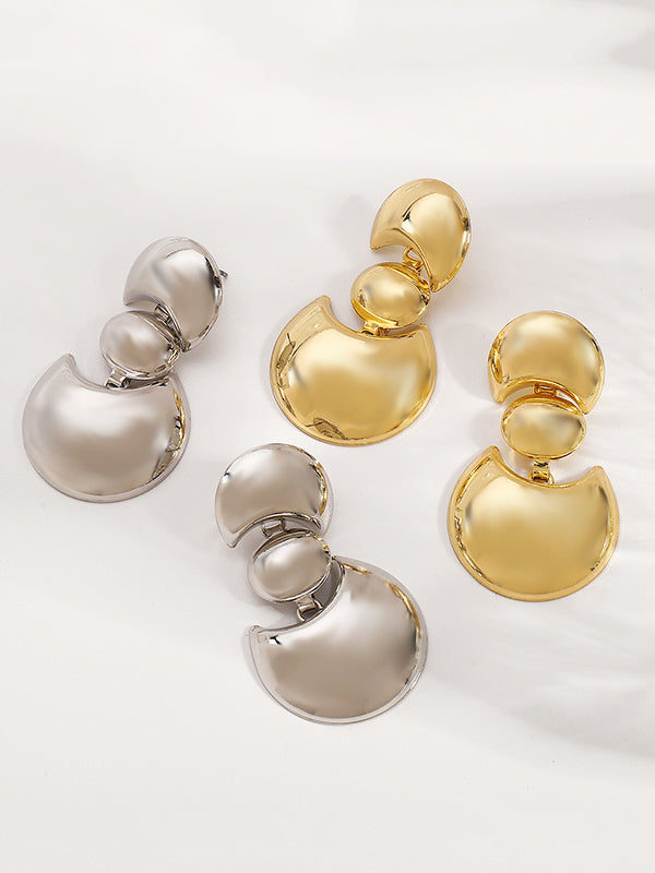 Boucles d'oreilles pendantes géométriques