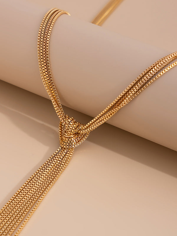 Collier à pompons