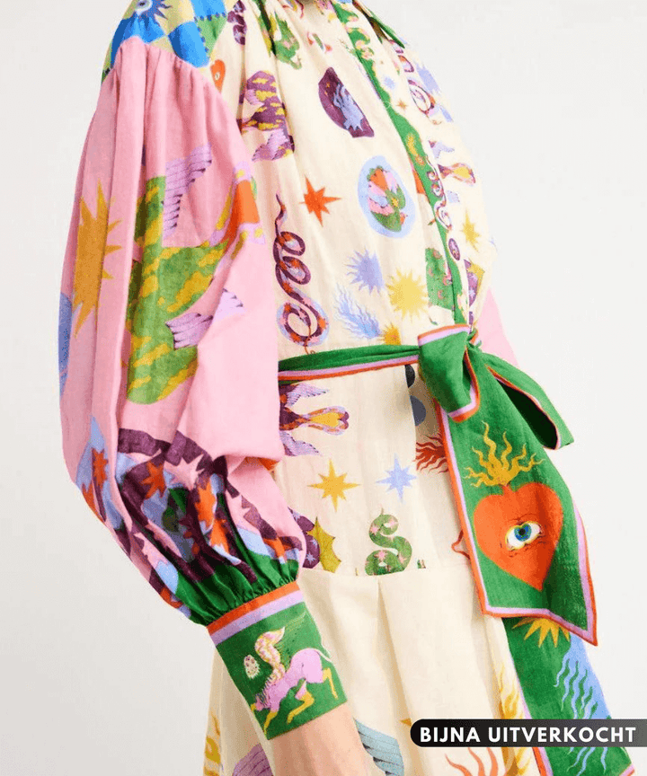 Dorthe - Robe maxi italienne élégante.