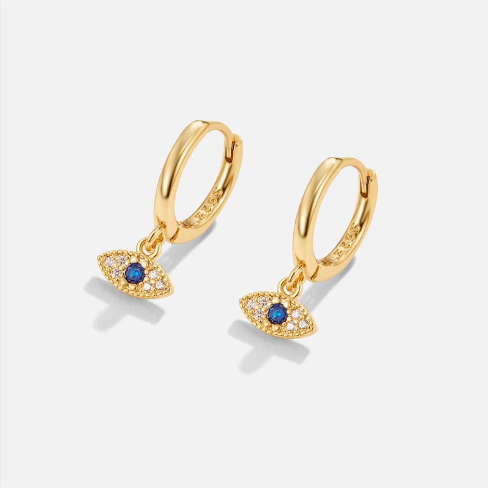 Boucles d'oreilles gouttes d'yeux