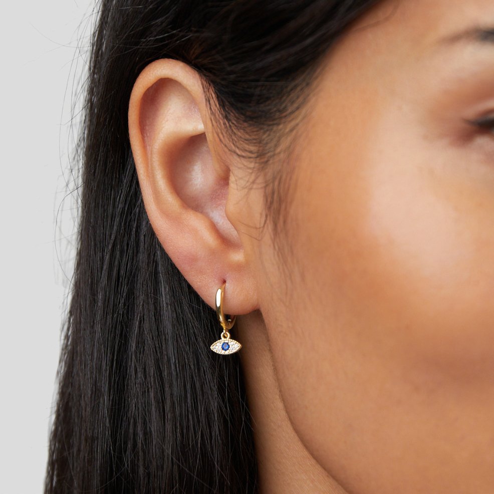 Boucles d'oreilles gouttes d'yeux