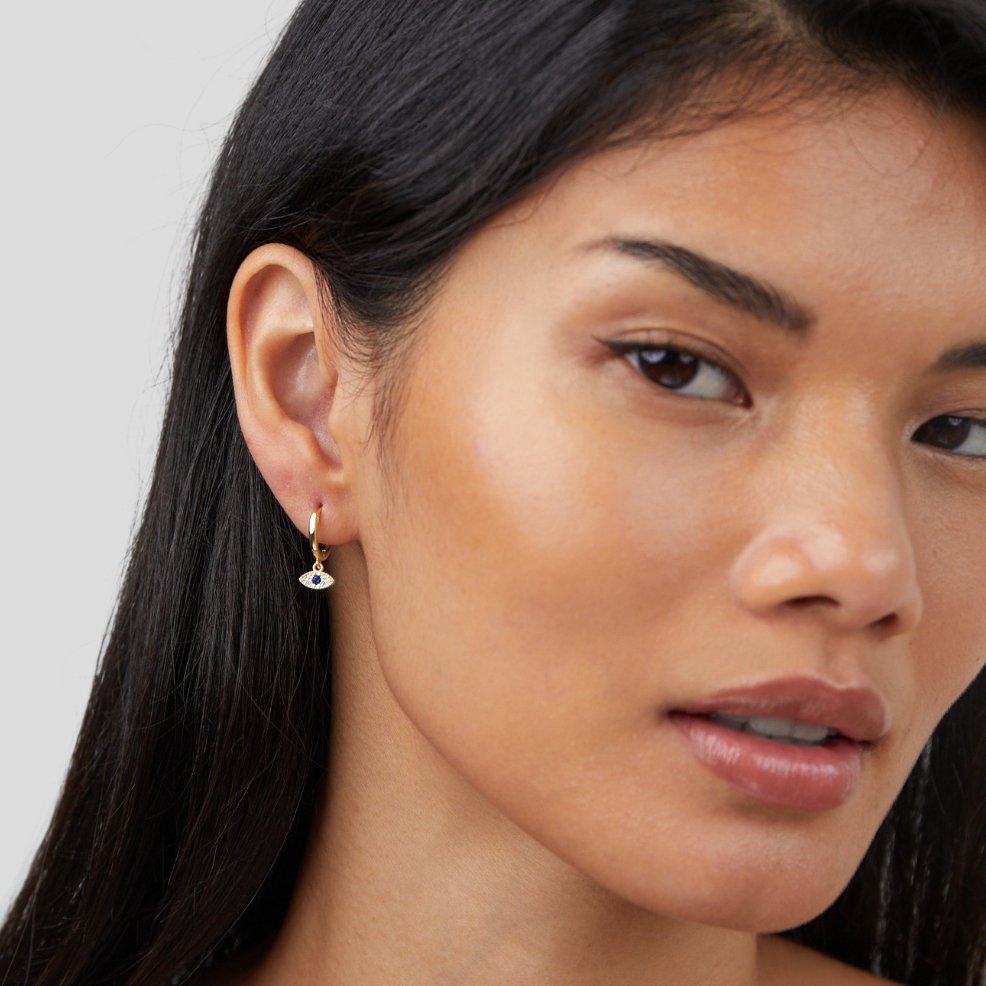 Boucles d'oreilles gouttes d'yeux