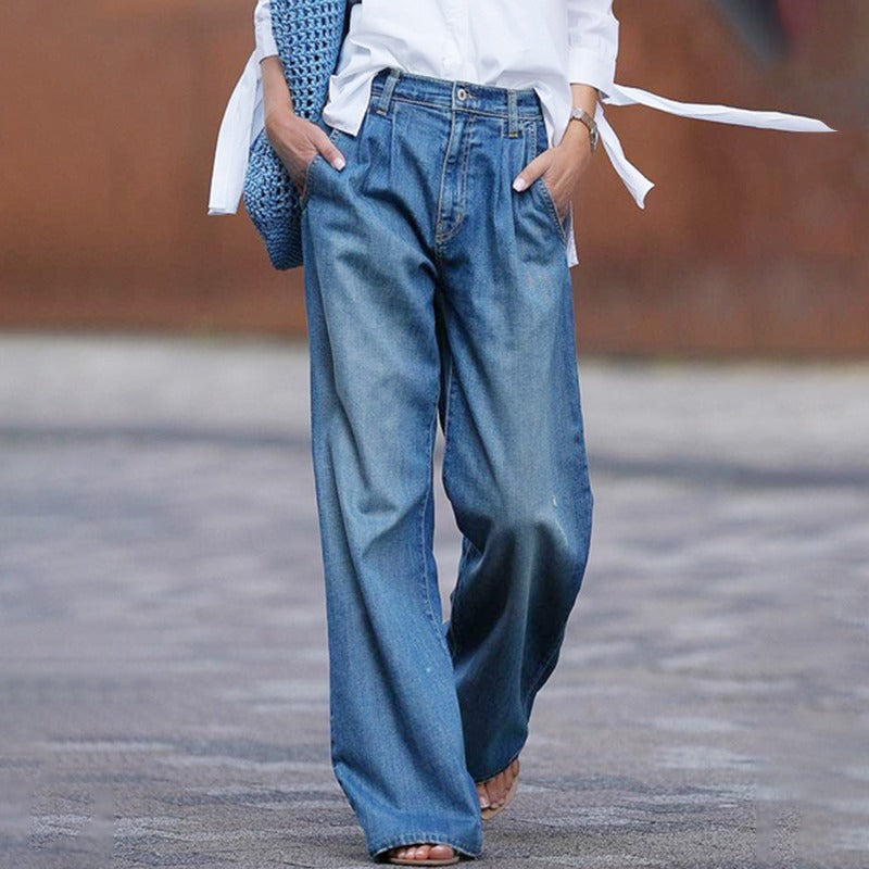 Zinnia | Jeans pour femmes à coupe large de haute qualité