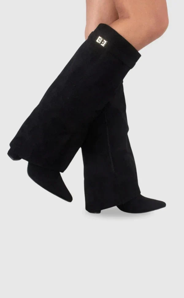 Elena | Bottes élégantes en daim pour femmes
