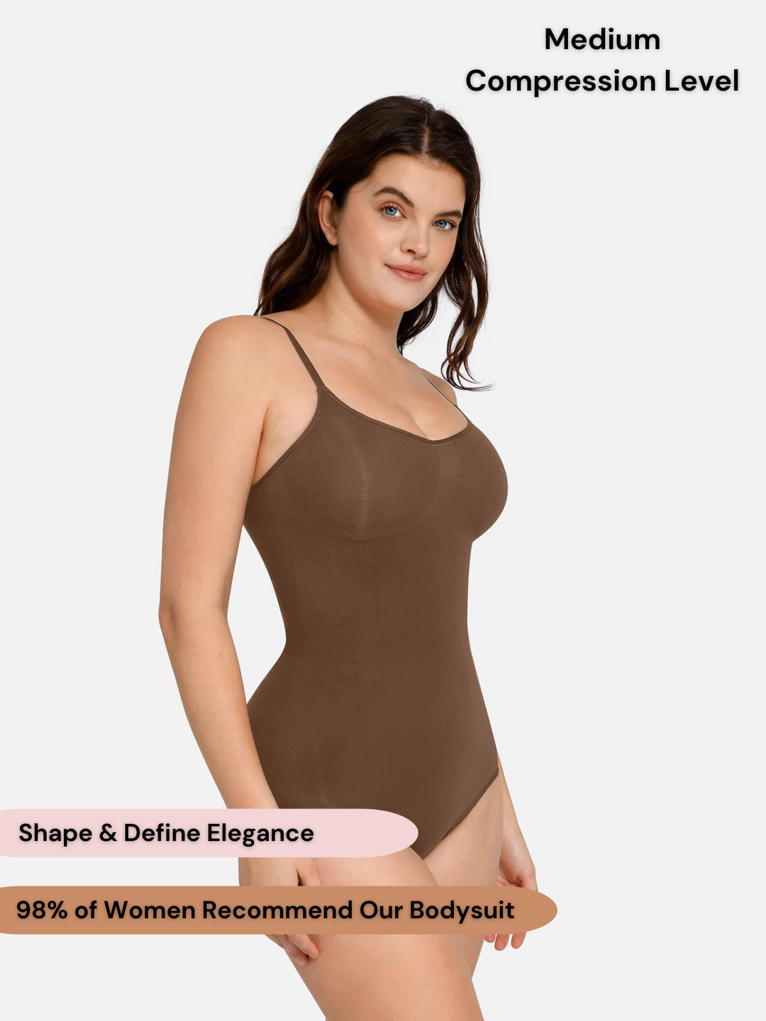 Body gainant avec slip court