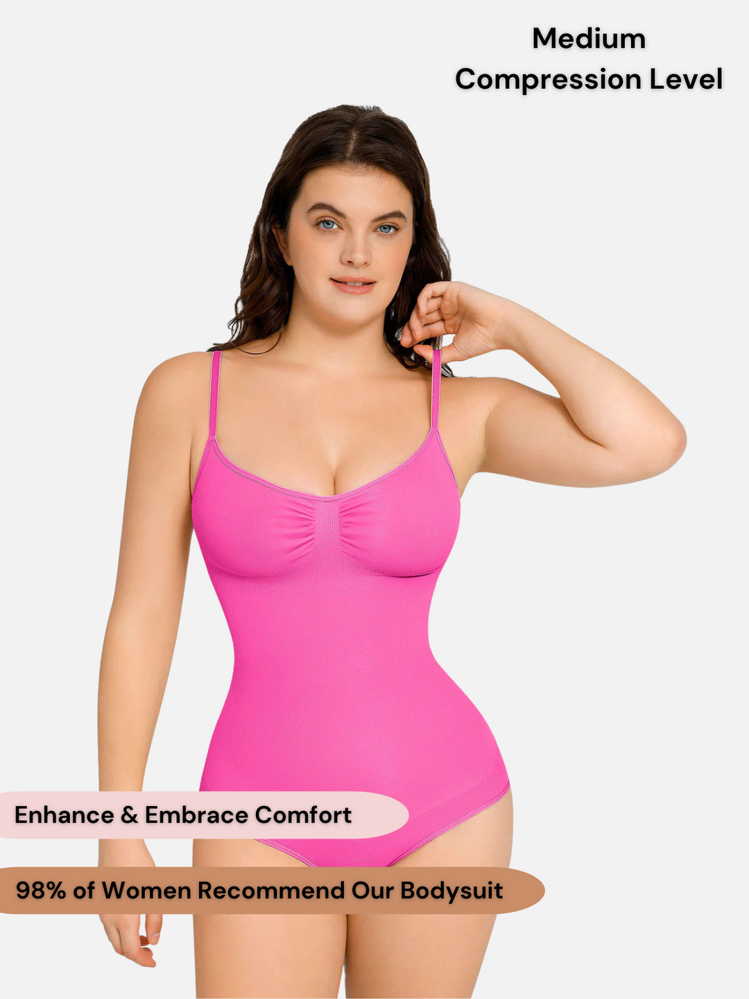 Body gainant avec slip court