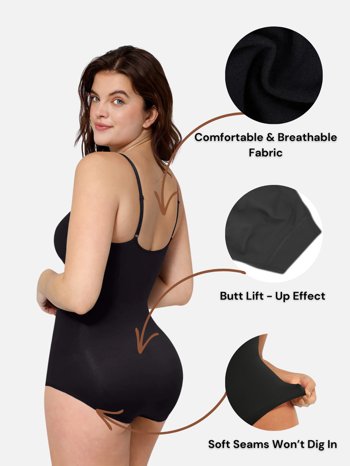 Body gainant avec slip court