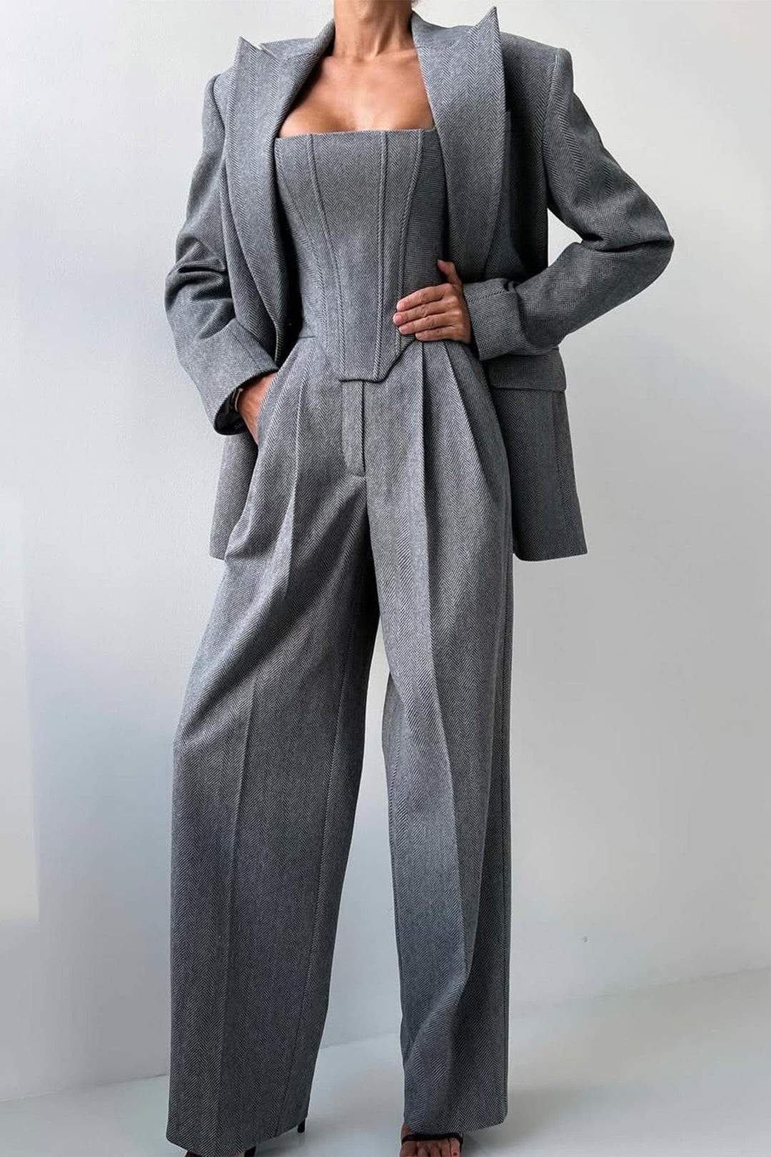 Brianna | Ensemble de tailleur trois pièces pour femmes