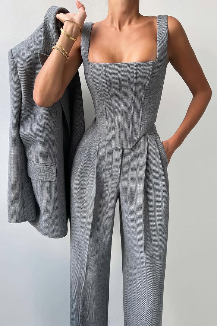 Brianna | Ensemble de tailleur trois pièces pour femmes