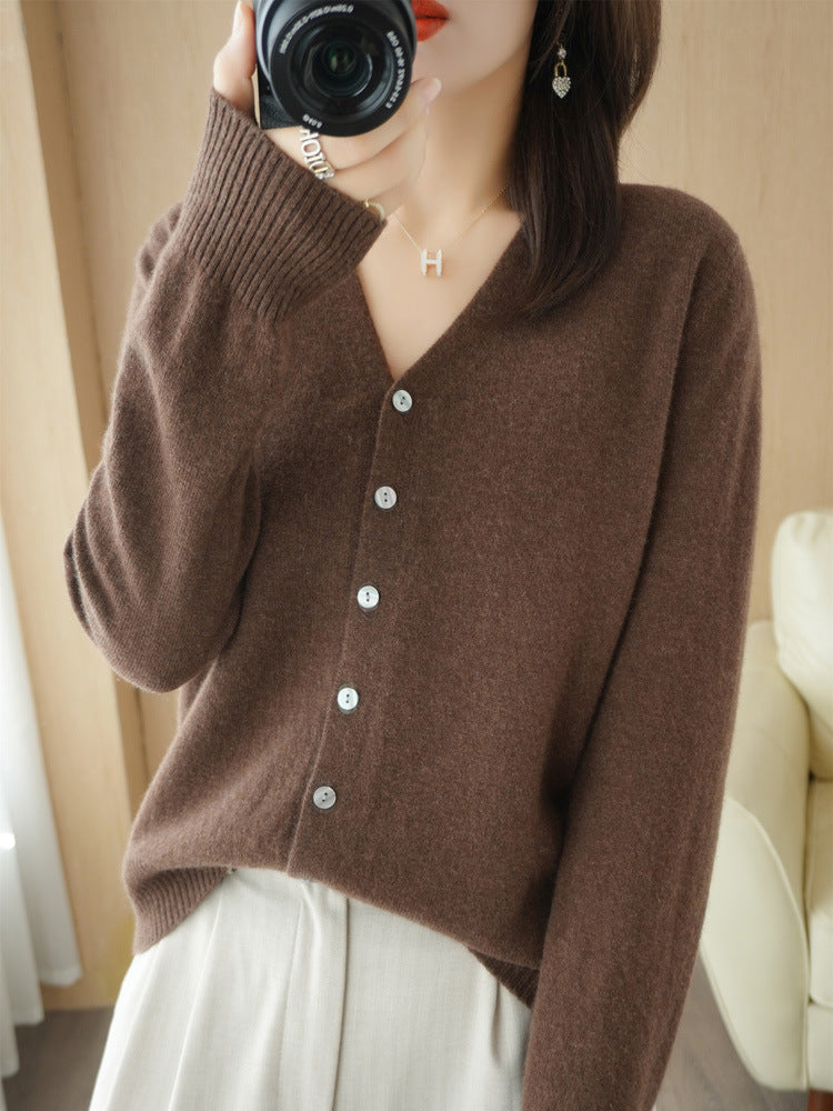 Cardigan pour femmes avec décolleté en V | Décontracté
