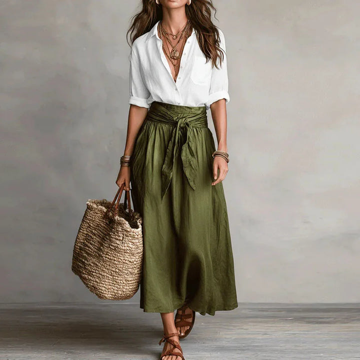 Brunilda | Ensemble Deux Pièces Femme Blouse Jupe