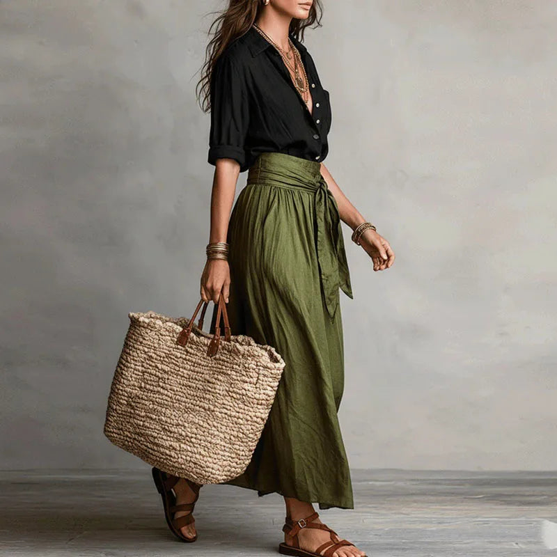Brunilda | Ensemble Deux Pièces Femme Blouse Jupe