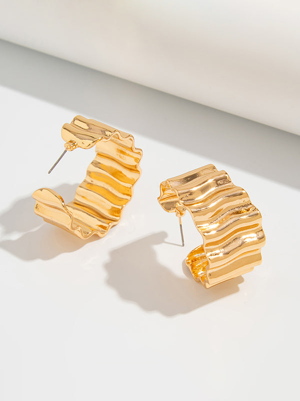 Boucles d'oreilles pendantes géométriques
