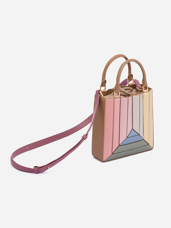 Sac à main réglable multicolore