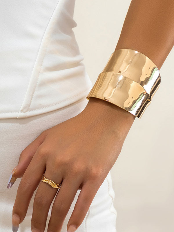 Bracelet géométrique couleur unie
