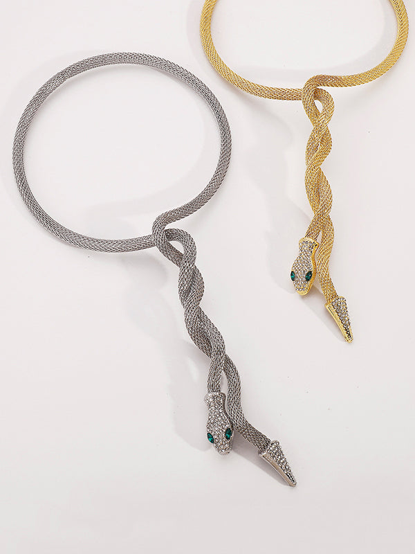 Collier en forme de serpent