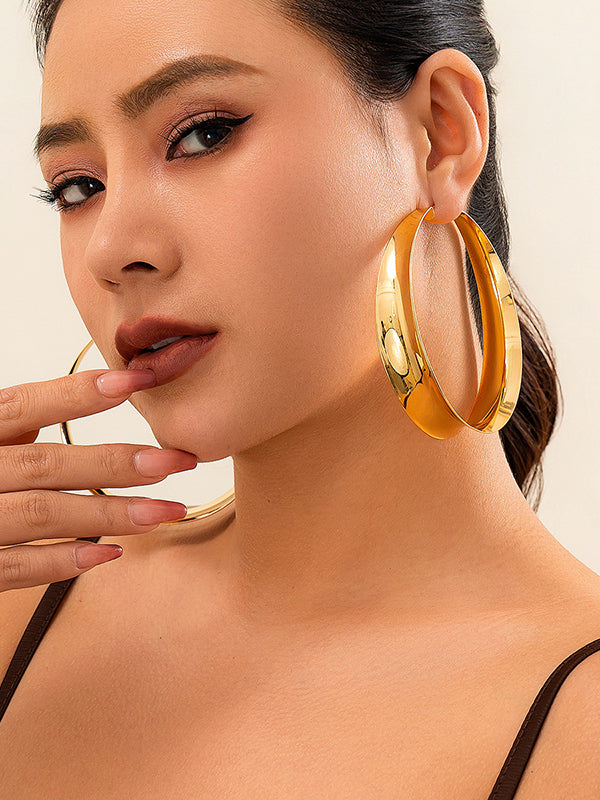 Boucles d'oreilles pendantes géométriques