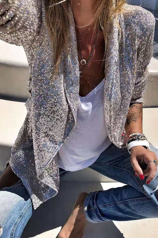 Blazer Brillant Léger pour Femmes | Élégant