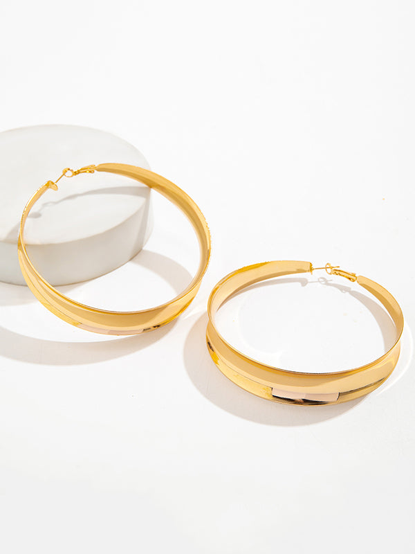 Boucles d'oreilles pendantes géométriques