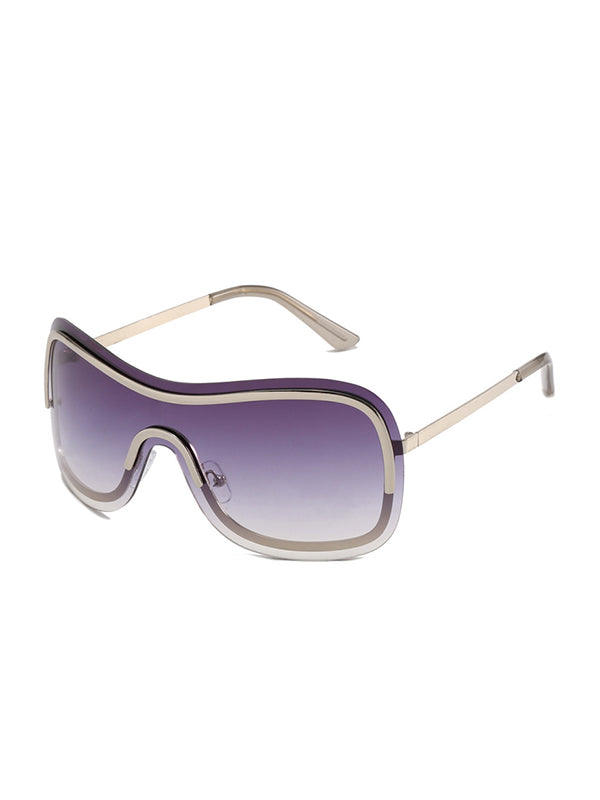 Lunettes de soleil géométriques anti-UV