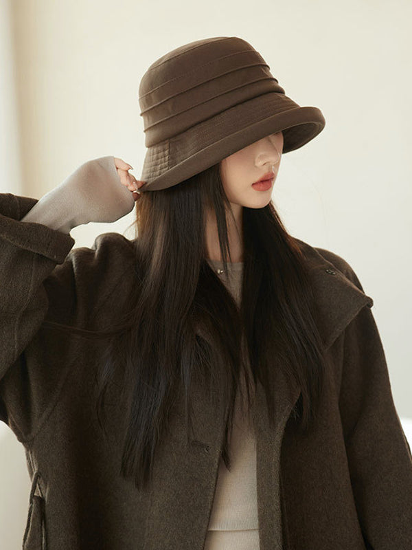 Chapeau chaud couleur unie