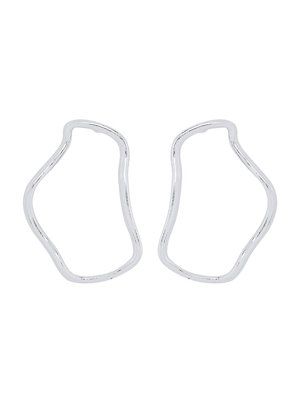 Boucles d'oreilles pendantes géométriques normcore