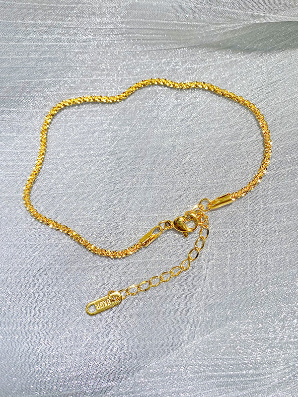 Bracelets de cheville brillants