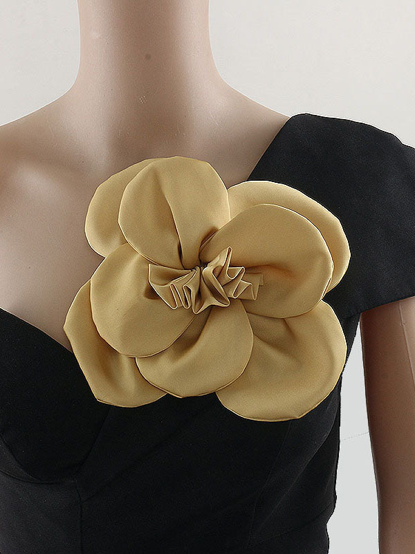 Broche à fleurs en 3D