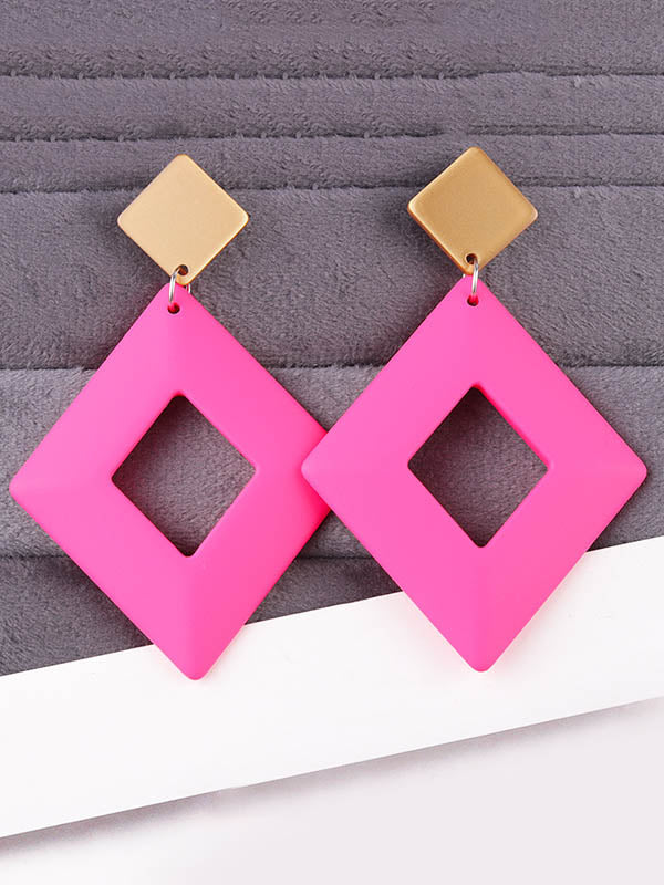 Boucles d'oreilles géométriques