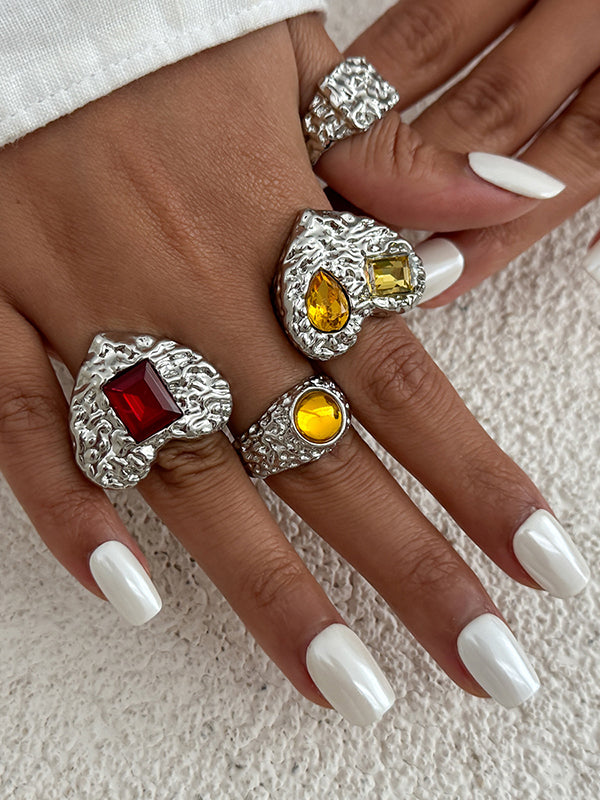 Bague géométrique