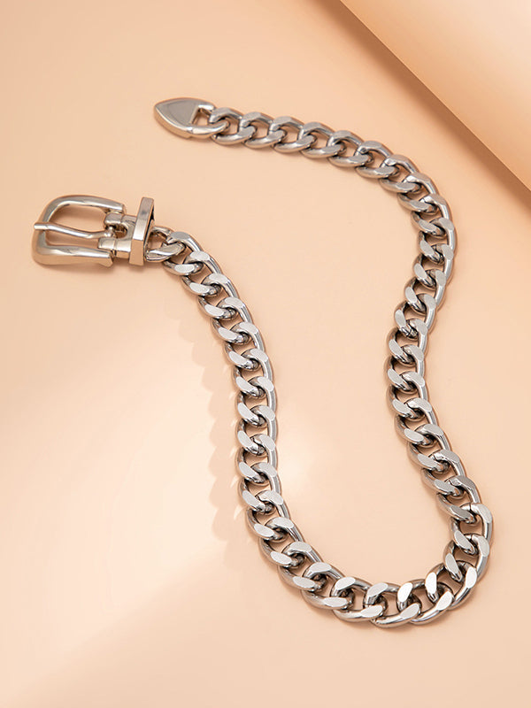 Chaînes Punk Colliers Creux Accessoires