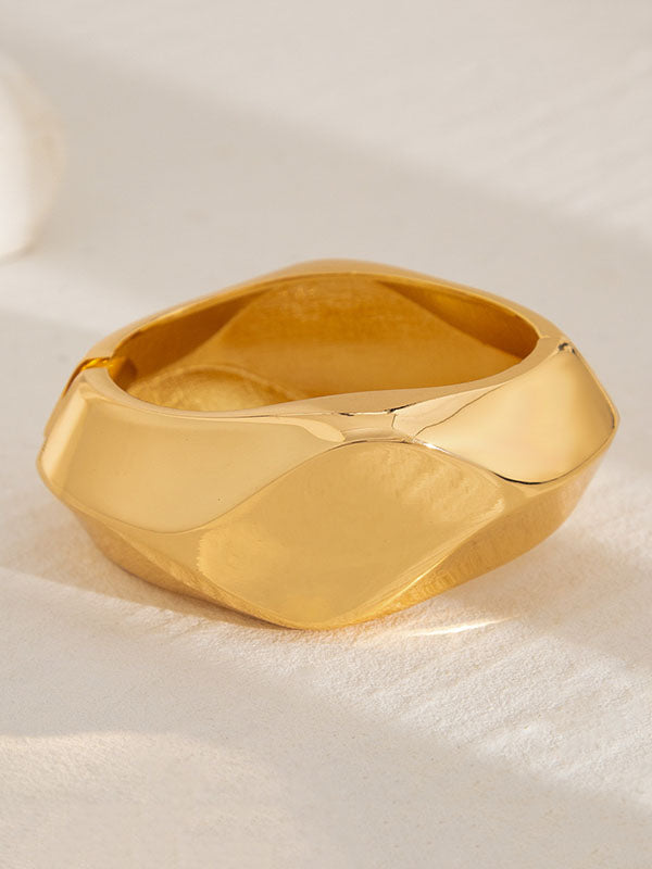 Bracelet géométrique couleur unie
