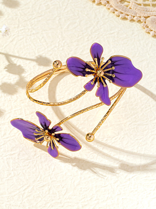 Bracelet réglable en forme de fleur